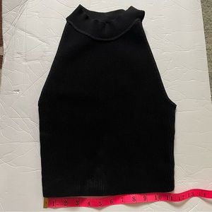 Babaton Sculpt Knit Mockneck Halter Tank Aritzia